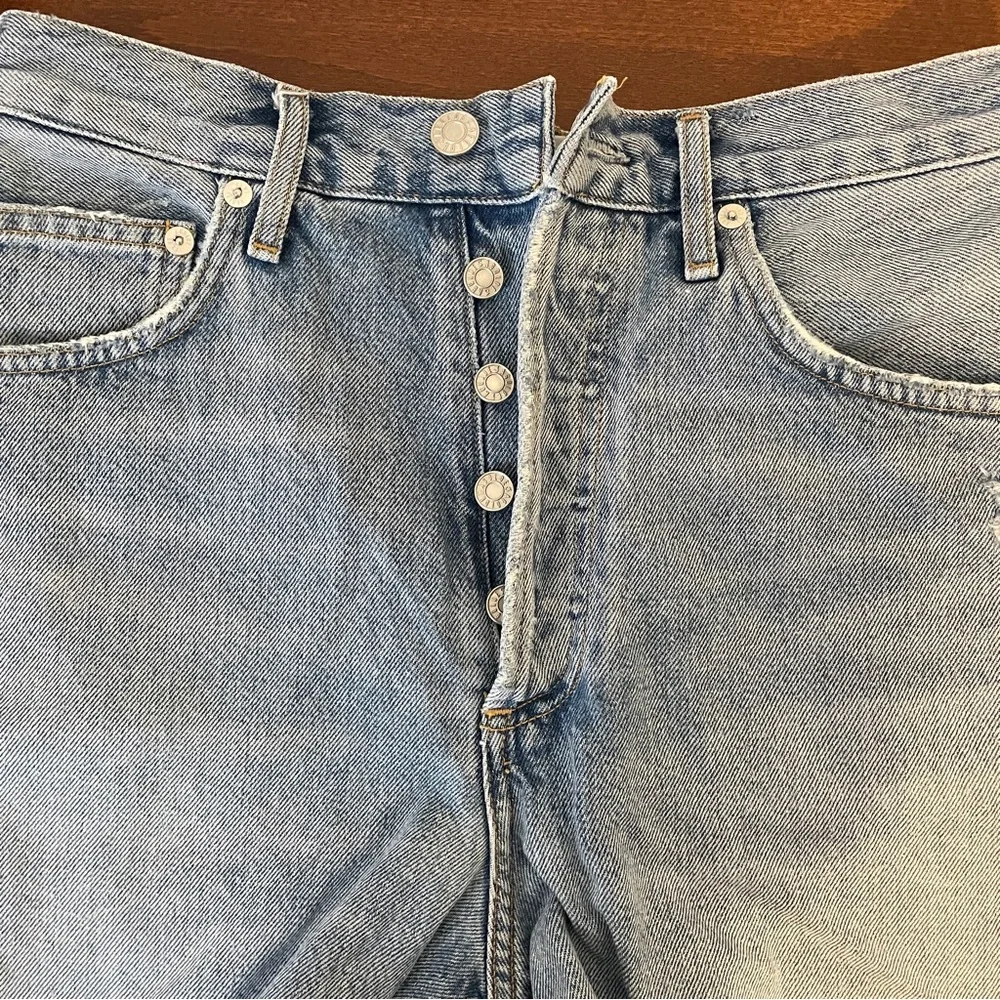 Agolde Dee Super High Rise Shorts - Picture 7 of 9